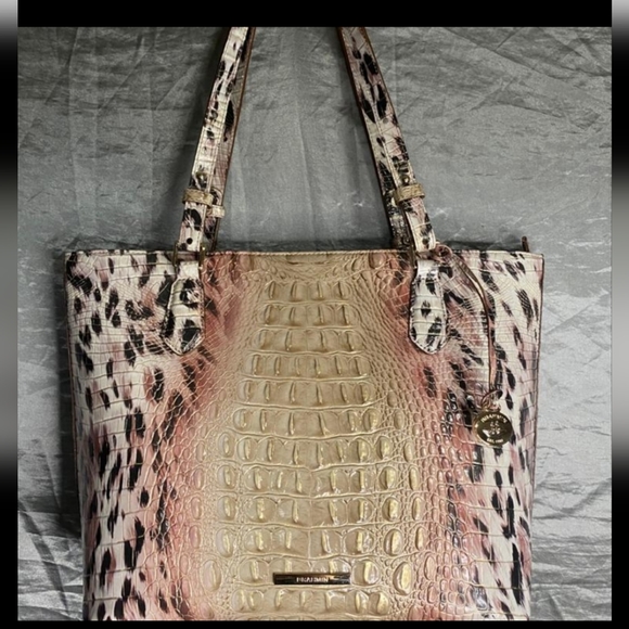 Set Brahmin Prowl Ombre Melbourne Medium Misha Bag+Wallet Out Of Stock - Picture 5 of 9